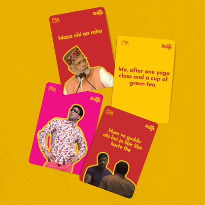 Almost Cringe response cards set by Almost Hippie, funny adult party card game for friends and house parties