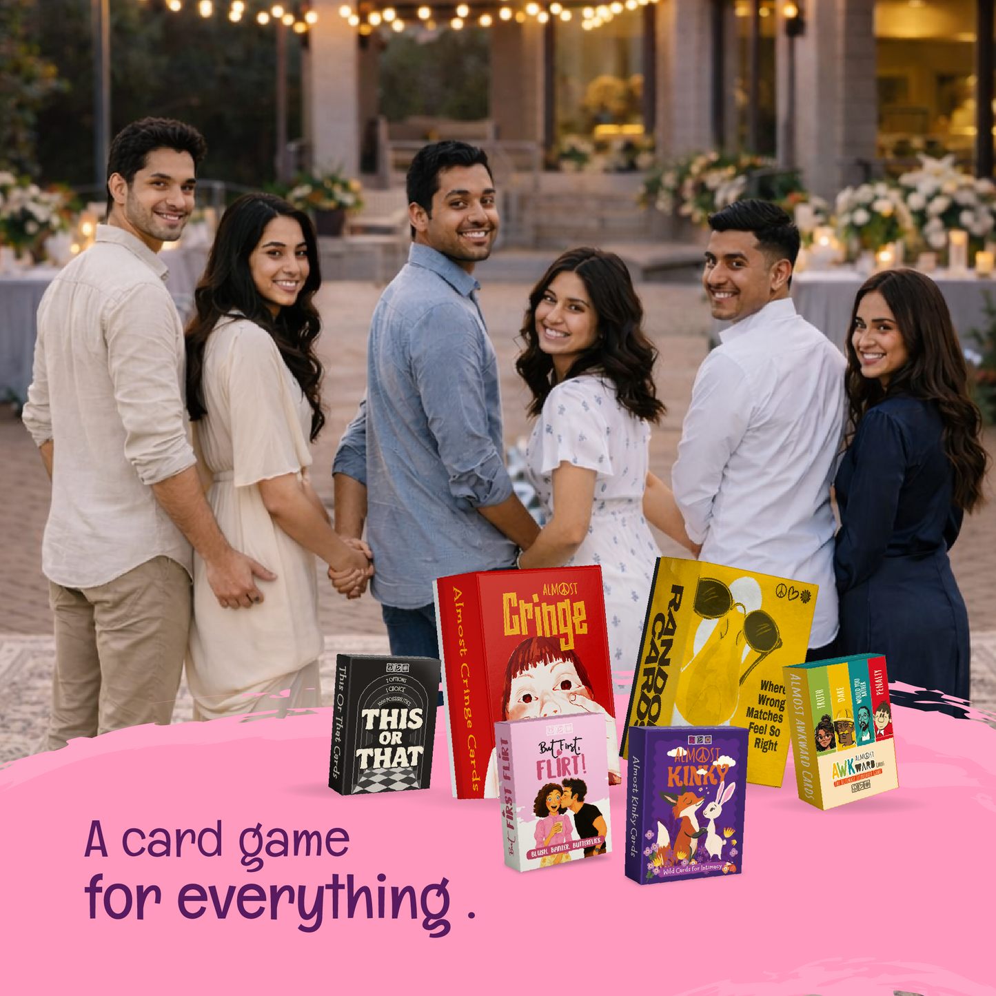 The Big Stash card game bundle for every mood and occasion, best collection of fun games for friends and couples